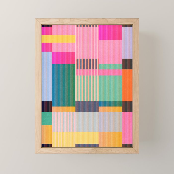 Colorful Geometric Abstract Art 22 Mini Art Print Gallery Image 1