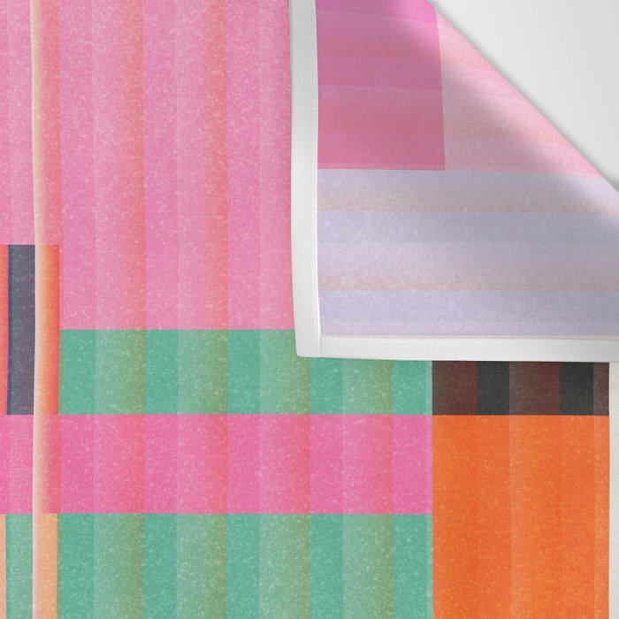 Colorful Geometric Abstract Art 22 Wall Tapestry Gallery Image 3