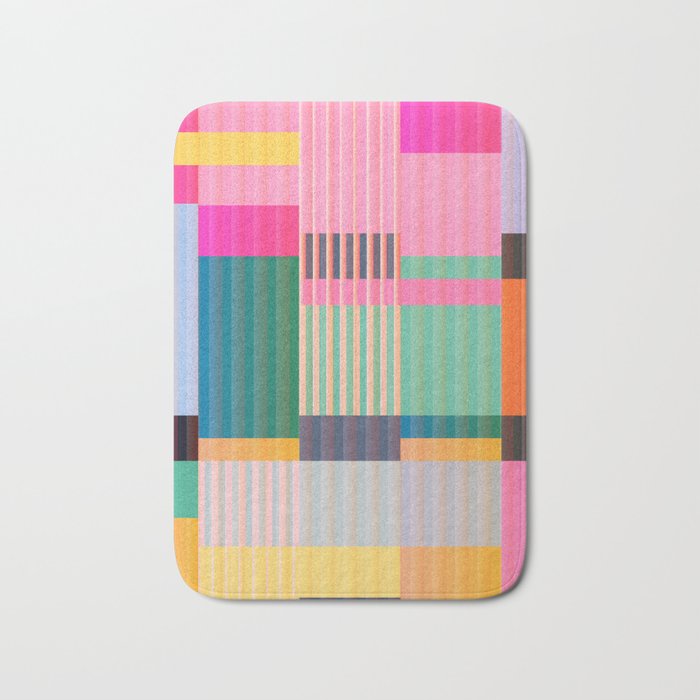 Colorful Geometric Abstract Art 22 Bath Mat Gallery Image 1