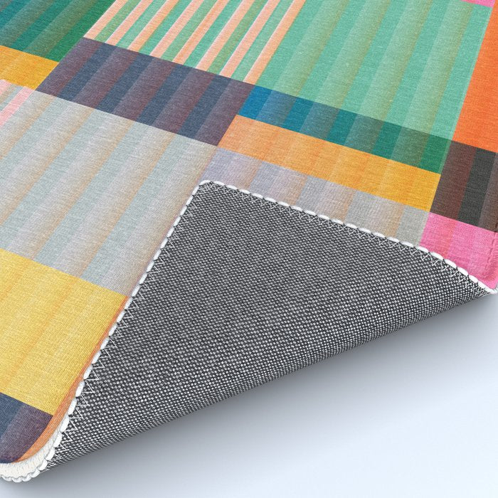 Colorful Geometric Abstract Art 22 Rug Gallery Image 4