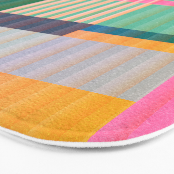 Colorful Geometric Abstract Art 22 Bath Mat Gallery Image 3