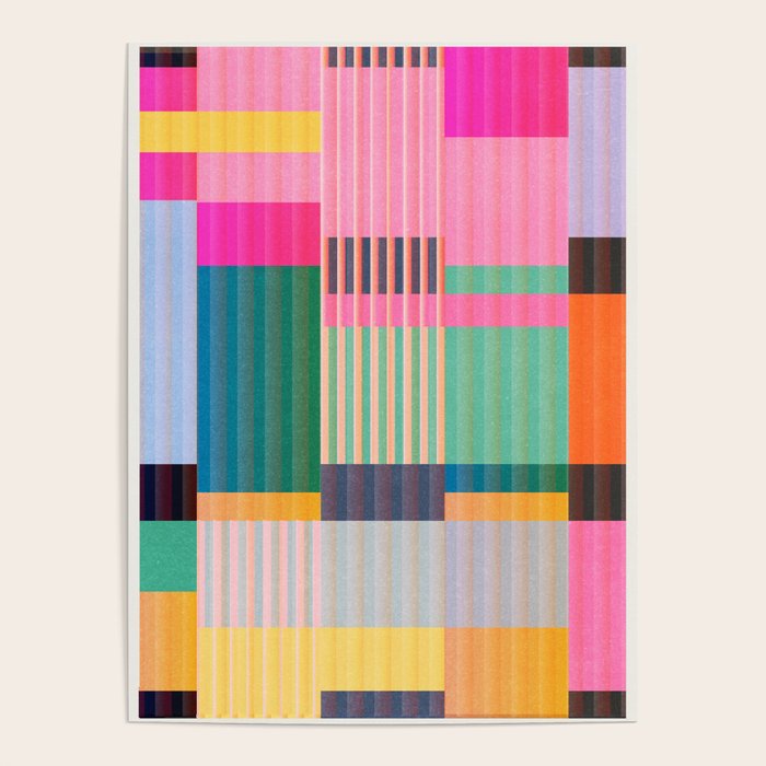 Colorful Geometric Abstract Art 22 Poster Gallery Image 4