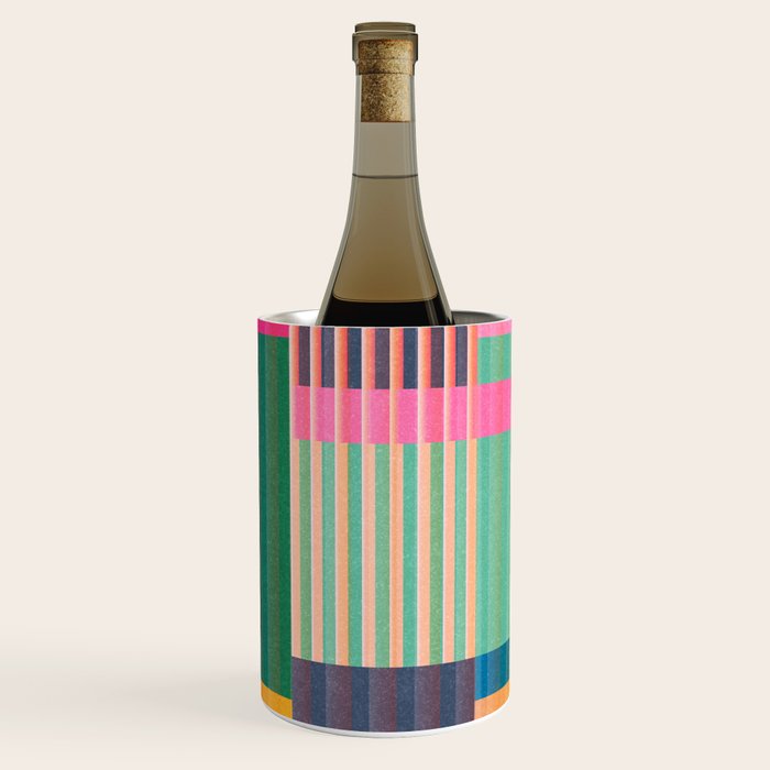 Colorful Geometric Abstract Art 22 Wine Chiller Gallery Image 1