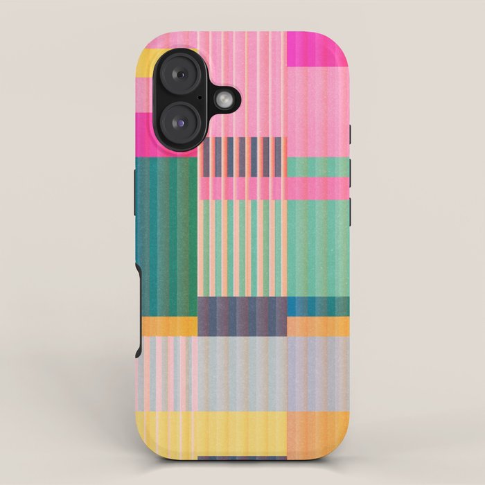Colorful Geometric Abstract Art 22 iPhone Case Gallery Image 1