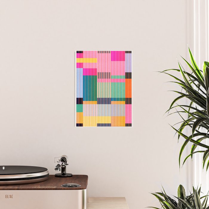 Colorful Geometric Abstract Art 22 Poster Gallery Image 2