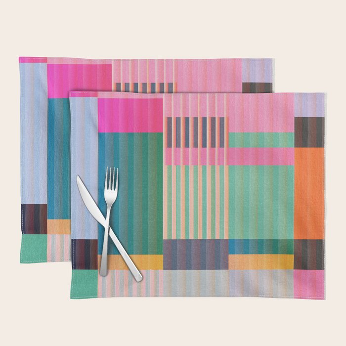 Colorful Geometric Abstract Art 22 Placemat Gallery Image 1