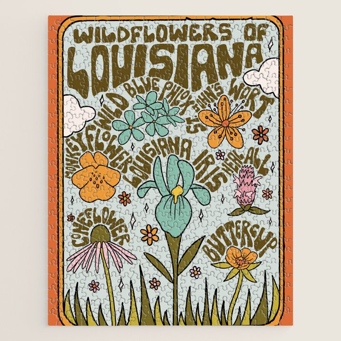 Louisiana Wildflowers Jigsaw Puzzle Gallery Image 1