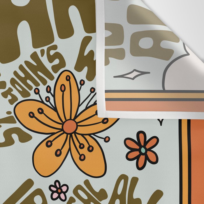 Louisiana Wildflowers Wall Tapestry Gallery Image 3