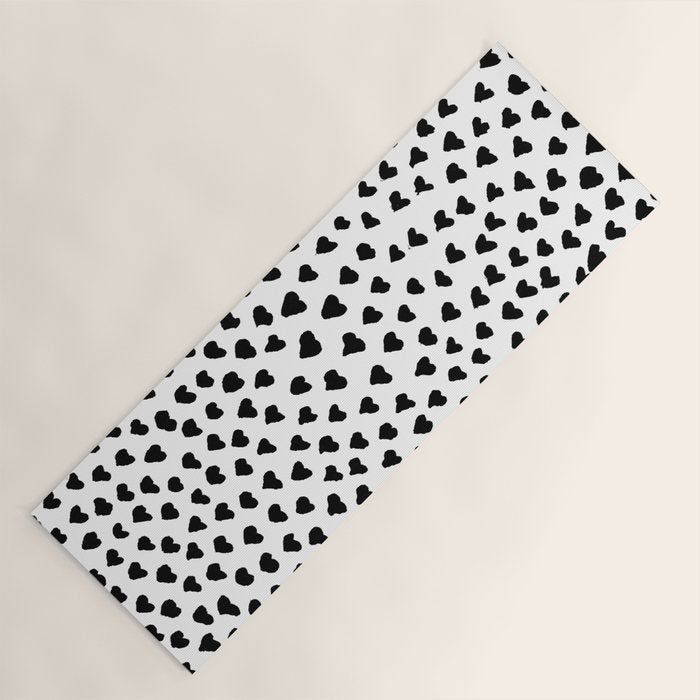 Black Heart Yoga Mat Gallery Image 1