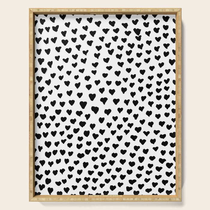 Black Heart Serving Tray Gallery Image 1