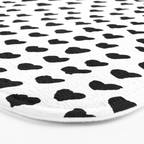 Black Heart Bath Mat Gallery Image 3