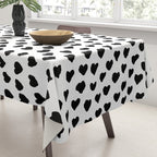 Black Heart Tablecloth Gallery Image 3