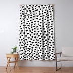 Black Heart Window Curtain Gallery Image 5