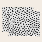 Black Heart Placemat Gallery Image 1