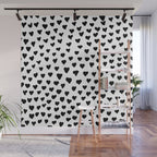 Black Heart Wall Mural Gallery Image 1