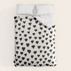 Black Heart Duvet Cover Gallery Image 6