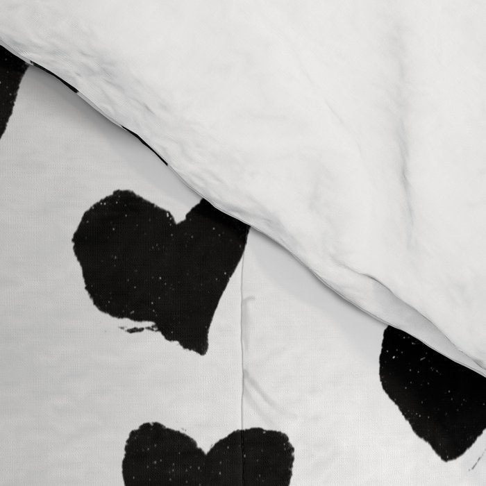 Black Heart Comforter Gallery Image 4