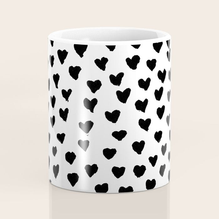 Black Heart Coffee Mug Gallery Image 4