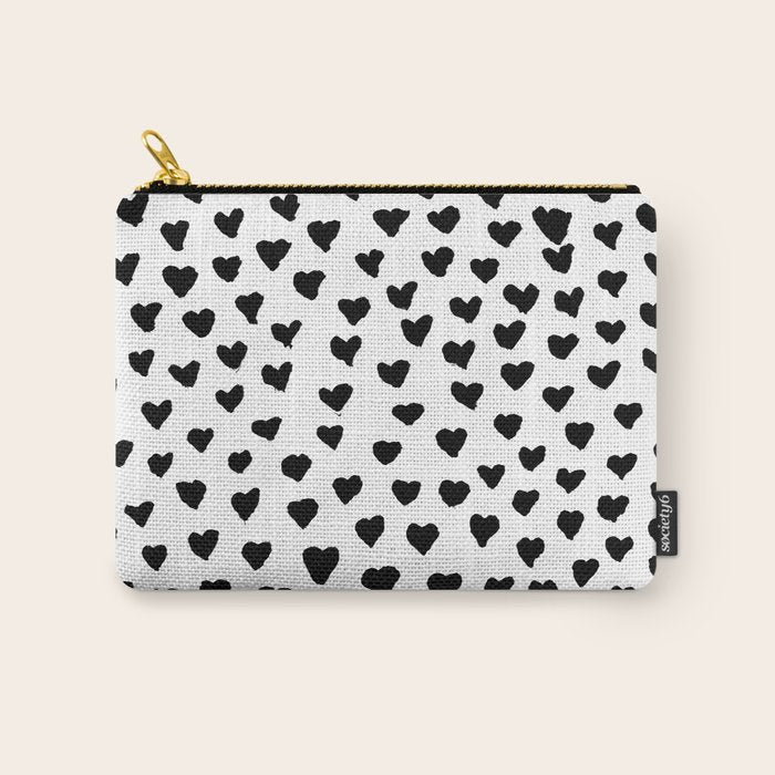 Black Heart Carry All Pouch Gallery Image 1