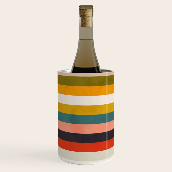 modern abstract stripe geometric Wine Chiller Gallery Image 2
