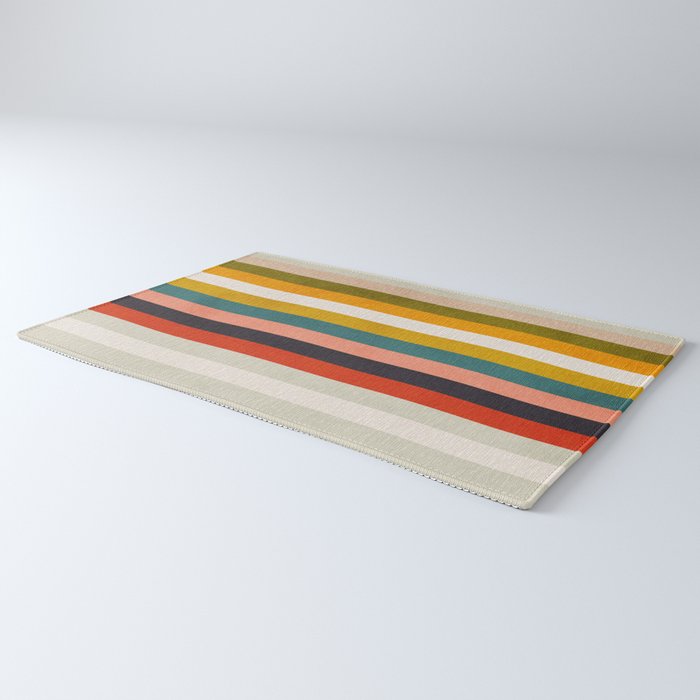 modern abstract stripe geometric Rug Gallery Image 3