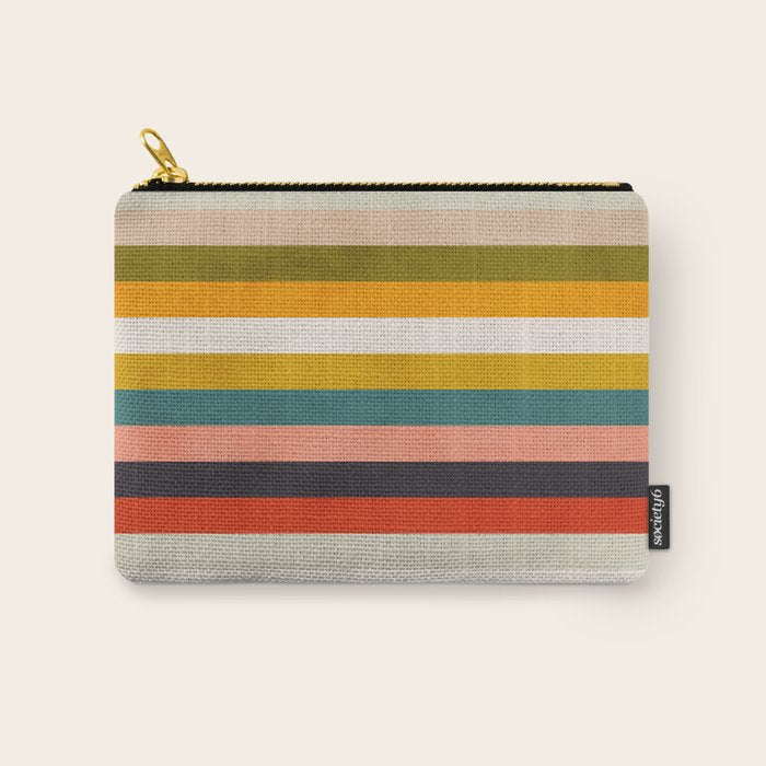 modern abstract stripe geometric Carry All Pouch Gallery Image 1