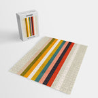 modern abstract stripe geometric Jigsaw Puzzle Gallery Image 2
