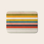 modern abstract stripe geometric Bath Mat Gallery Image 1