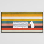 modern abstract stripe geometric Desk Mat Gallery Image 1