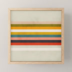 modern abstract stripe geometric Mini Art Print Gallery Image 1