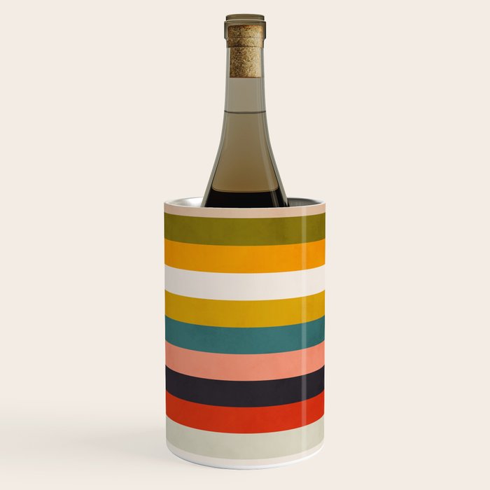 modern abstract stripe geometric Wine Chiller Gallery Image 3