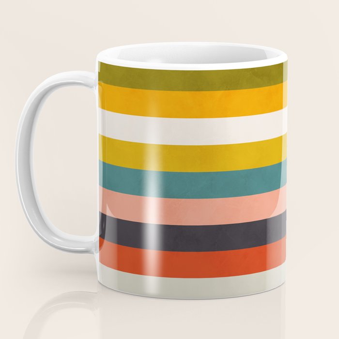 modern abstract stripe geometric Coffee Mug Gallery Image 3