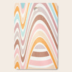 Bowy Pastel Stripes Cutting Board Gallery Image 1