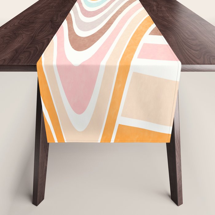 Bowy Pastel Stripes Table Runner Gallery Image 1