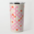 Circles: PATTERN 01 | The Peach Edition Travel Mug Gallery Image 1