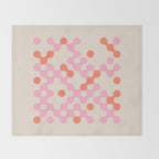 Circles: PATTERN 01 | The Peach Edition Throw Blanket Gallery Image 2