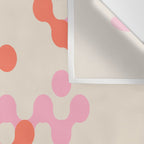 Circles: PATTERN 01 | The Peach Edition Wall Tapestry Gallery Image 3
