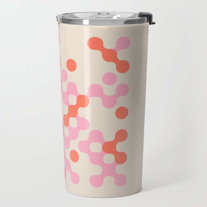Circles: PATTERN 01 | The Peach Edition Travel Mug Gallery Image 2
