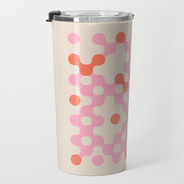Circles: PATTERN 01 | The Peach Edition Travel Mug Gallery Image 3