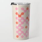 Circles: PATTERN 01 | The Peach Edition Travel Mug Gallery Image 3