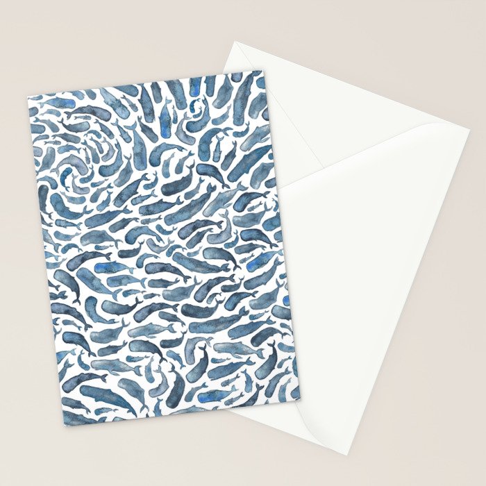 Whale, Sperm Whale Stationery Card Gallery Image 2