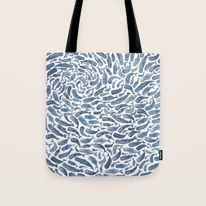 Whale, Sperm Whale Tote Bag Gallery Image 1