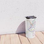 World Metro Subway Map Travel Mug Gallery Image 4
