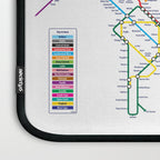 World Metro Subway Map Laptop Sleeve Gallery Image 3