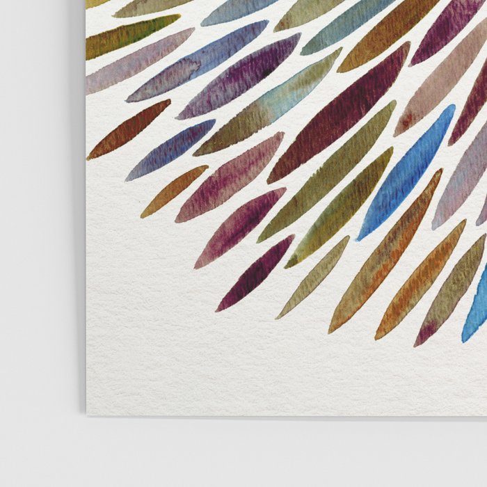 Watercolor Burst - Retro Palette Poster Gallery Image 3