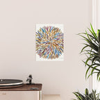 Watercolor Burst - Retro Palette Poster Gallery Image 2