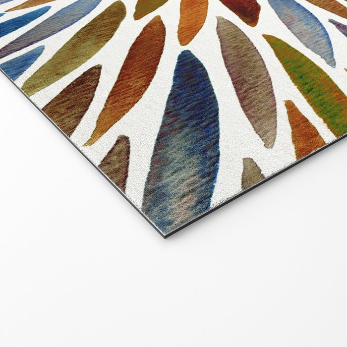 Watercolor Burst - Retro Palette Welcome Mat Gallery Image 2
