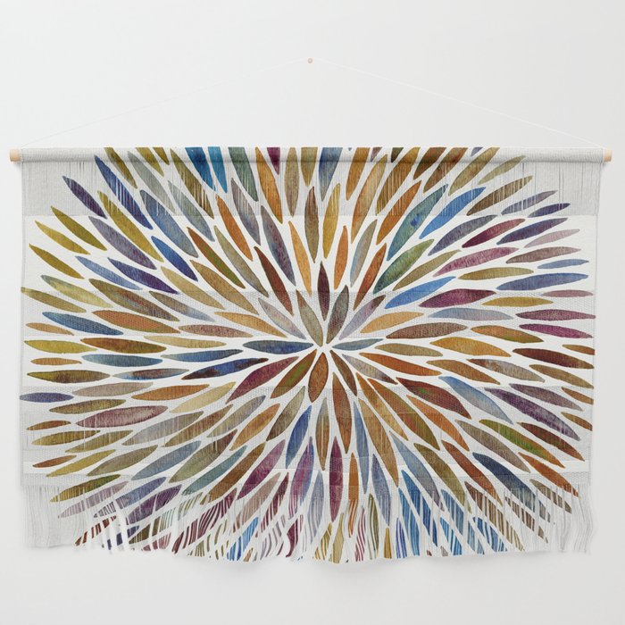 Watercolor Burst - Retro Palette Wall Hanging Gallery Image 1