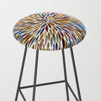 Watercolor Burst - Retro Palette Stool Gallery Image 2