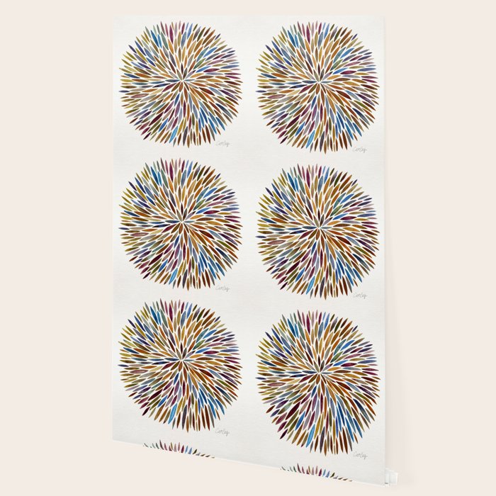 Watercolor Burst - Retro Palette Wallpaper Gallery Image 2